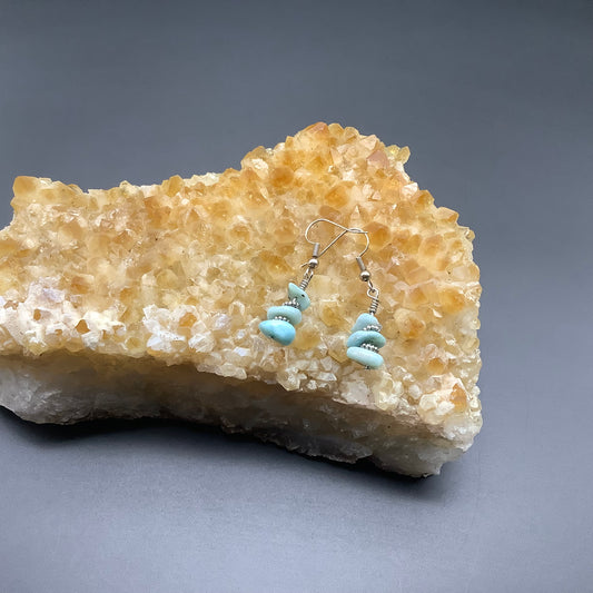 Larimar earrings