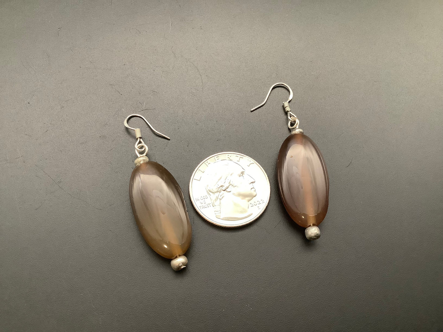 Agate Sterling silver earrings