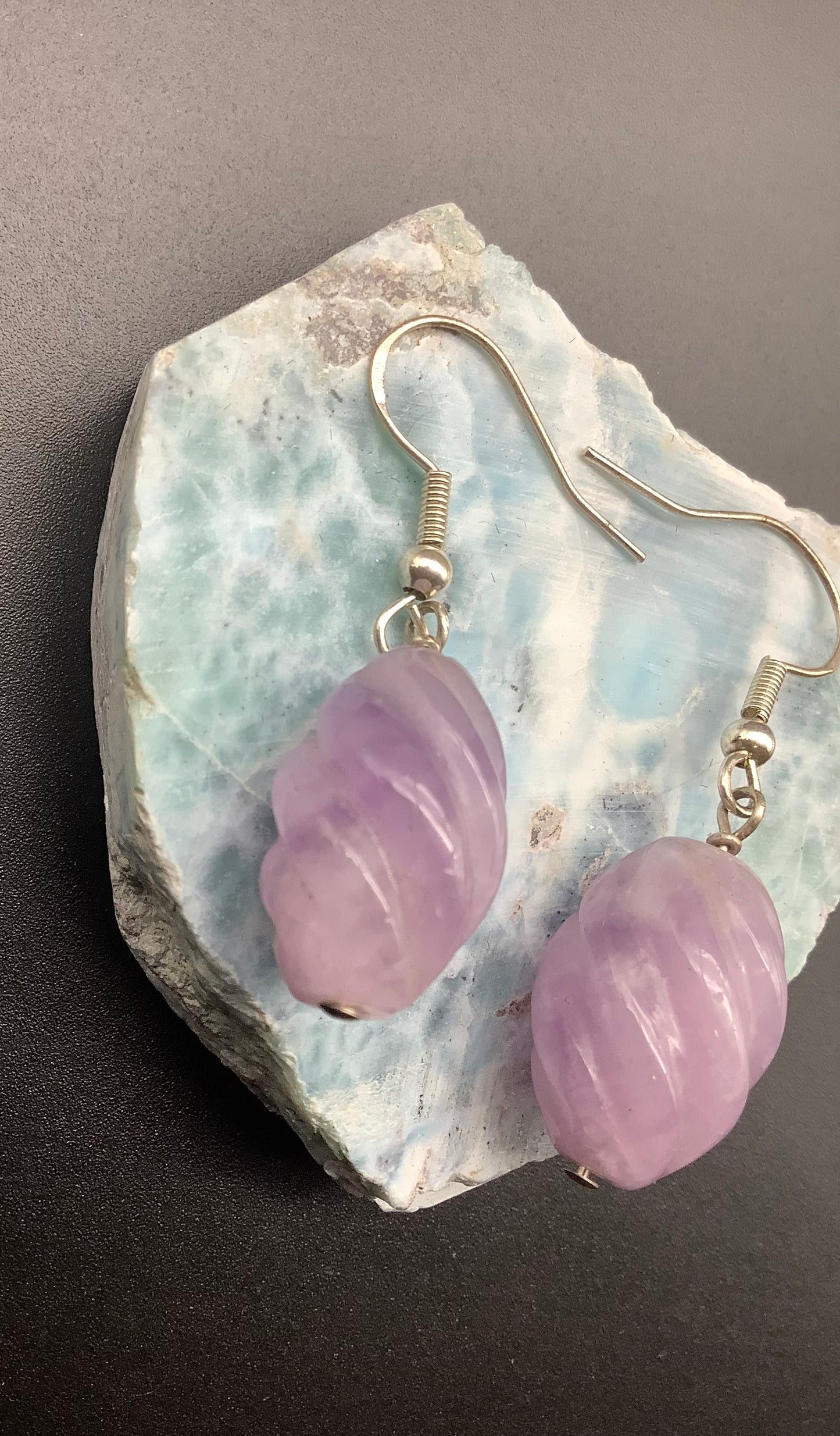 Amethyst Sterling silver earrings