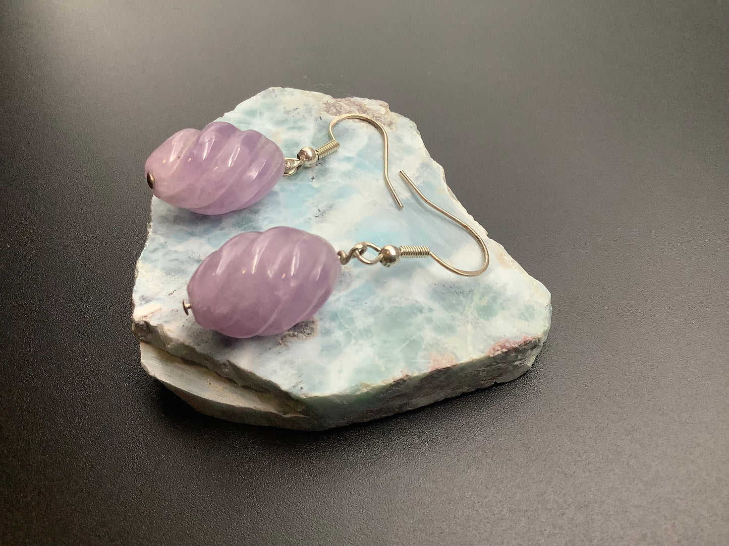 Amethyst Sterling silver earrings