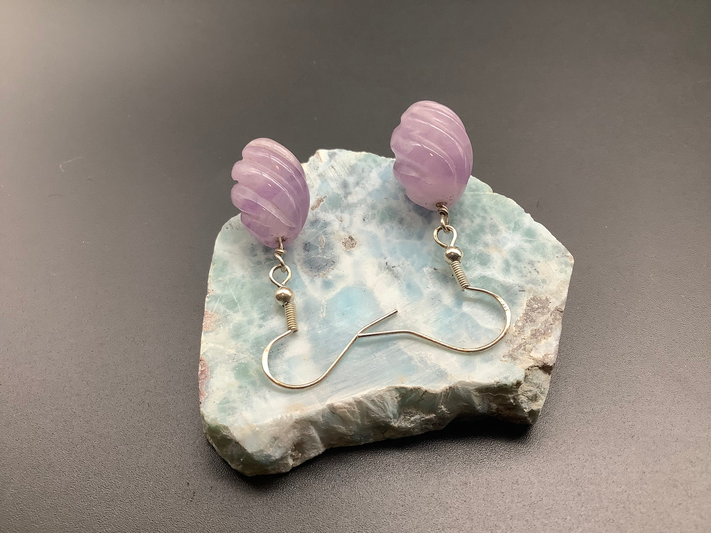 Amethyst Sterling silver earrings