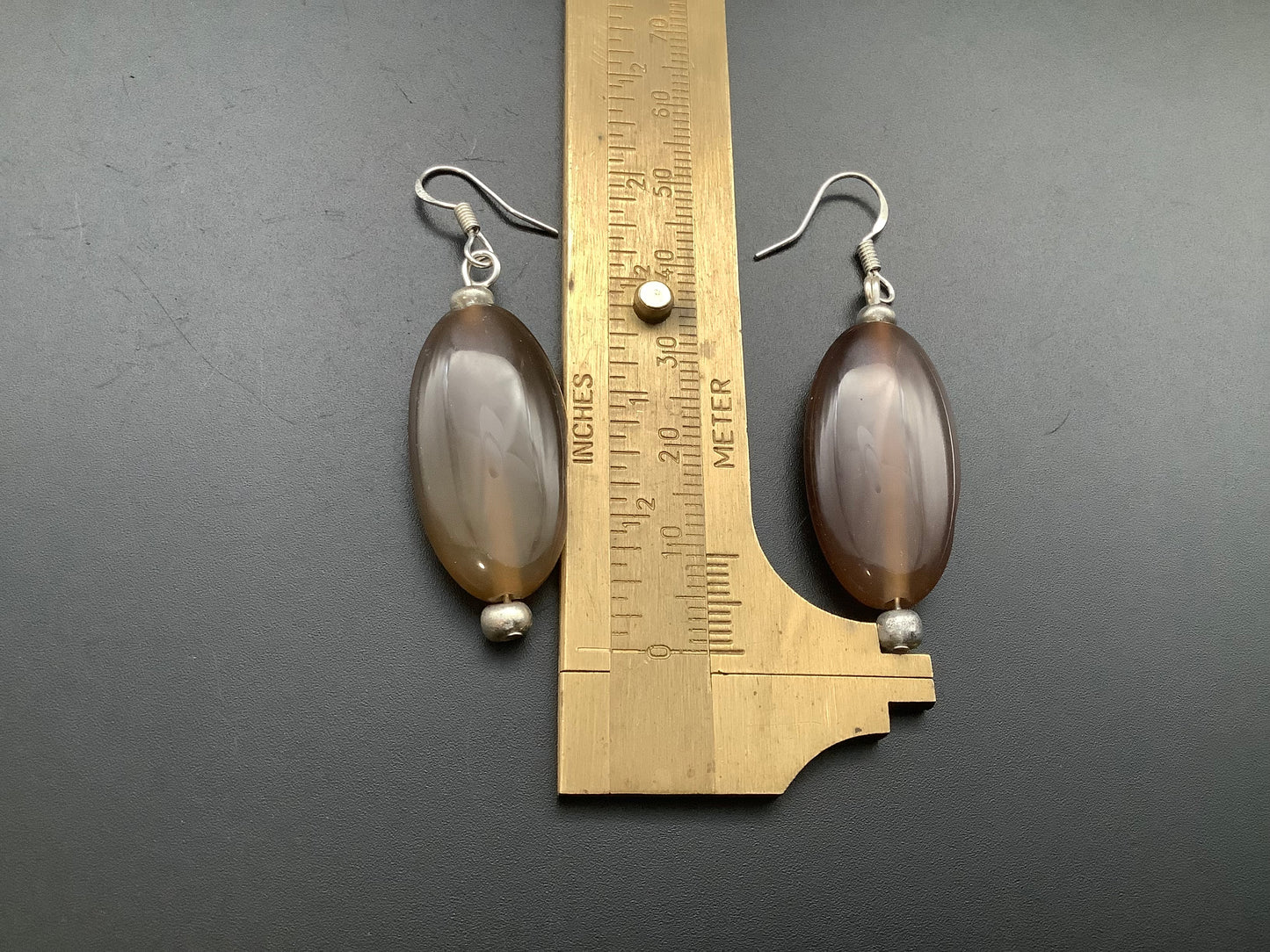 Agate Sterling silver earrings